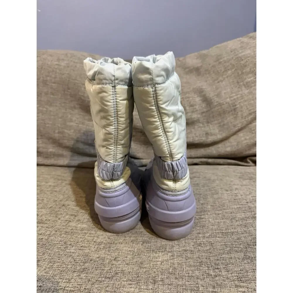 Sorel Disney Frozen Elsa Winter Boots YOUTH Size 4 Y Light Blue Pull On